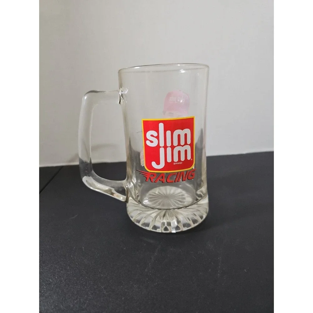 NASCAR Mike Cope #30 Slim Jim Racing Glass Beer Stein 6.5